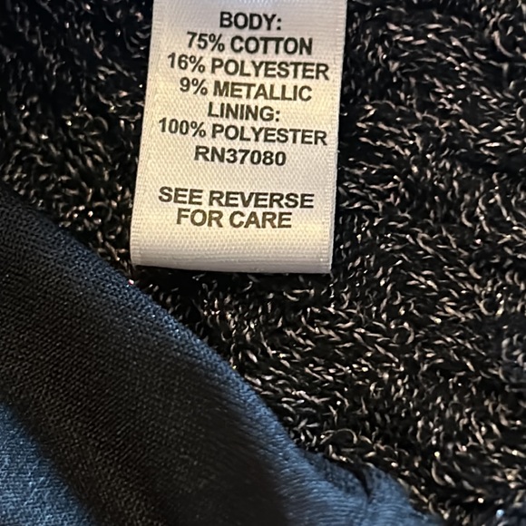 CATO | SIZE 22-24 | PULLOVER SWEATER | METALLIC THREADS - Picture 8 of 13